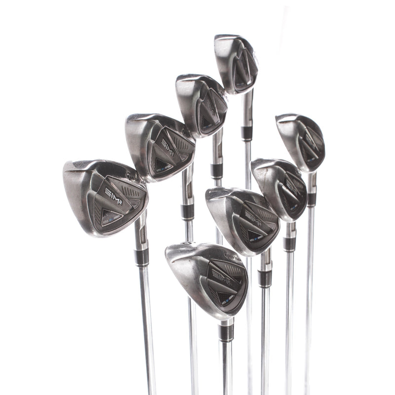 TaylorMade Sim 2 Max Steel Mens Right Hand 5-PW-GW-SW Regular - KBS Max mt 85g