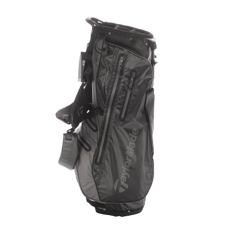 TaylorMade Flex Tech Waterproof Stand Bag - Black/Grey