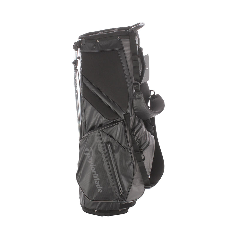 TaylorMade Flex Tech Waterproof Stand Bag - Black/Grey