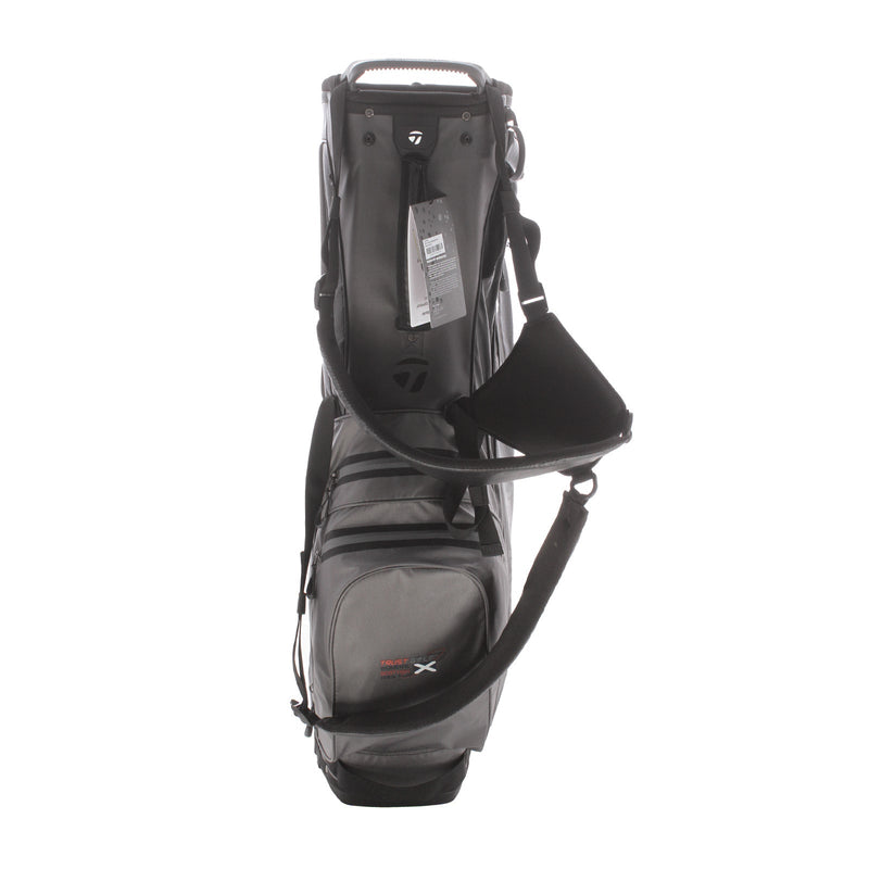 TaylorMade Flex Tech Waterproof Stand Bag - Black/Grey