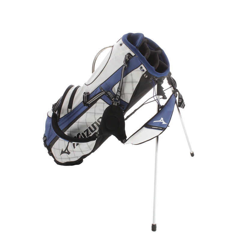 Mizuno Aerolite DLX Stand Bag - White/Blue