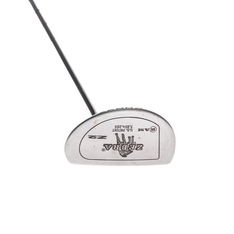 Ram Zebra Z2 Mens Right Hand Putter 34" Mid-Mallet - Zebra