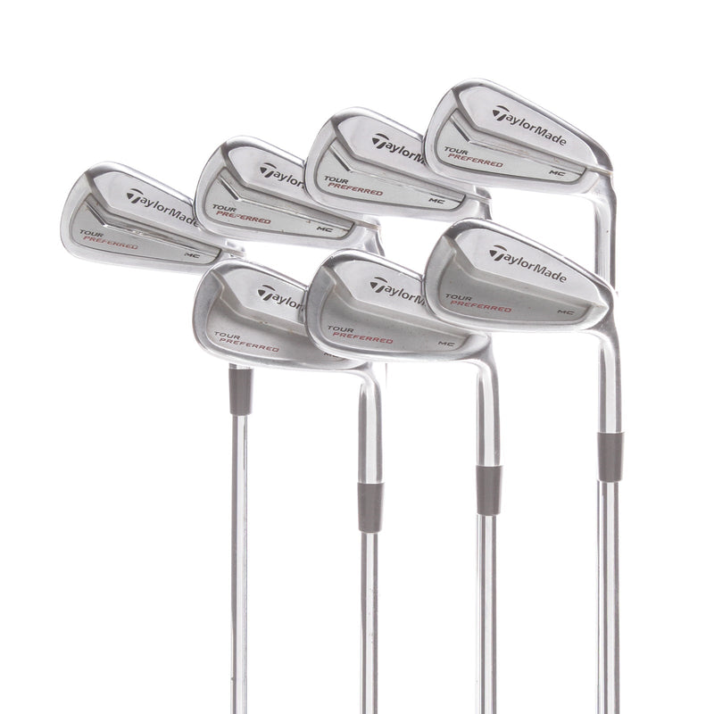 TaylorMade Tour preferred MC Steel Mens Right Hand Irons 4-PW Stiff - KBS Tour