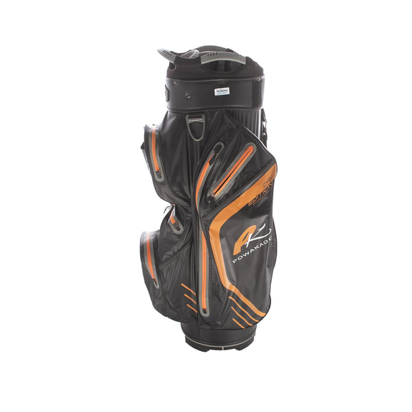 PowaKaddy Dri Edition Cart Bag - Black/Orange