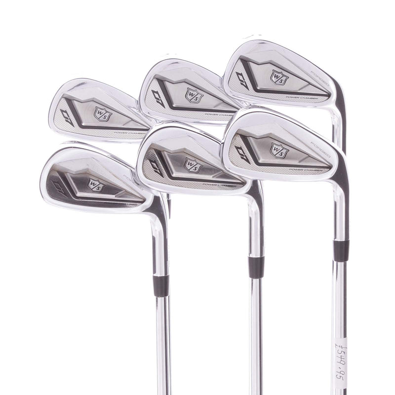 Wilson D7 Forged Steel Men's Right Hand Irons 5-PW Stiff - KBS S Taper Lite 95