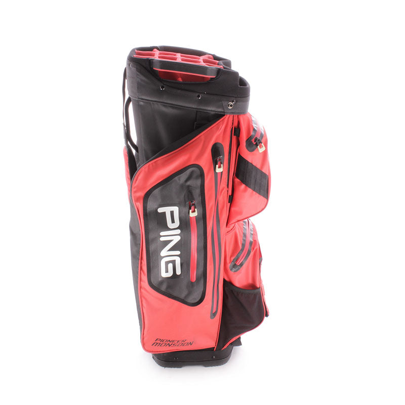 Ping Second Hand Monsoon Cart Bag - Black/Red