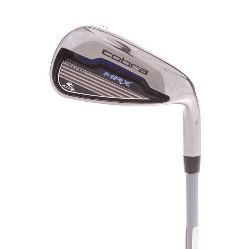 Cobra Max Graphite Men's Right Hand 6 Iron Regular - Matrix White Tie