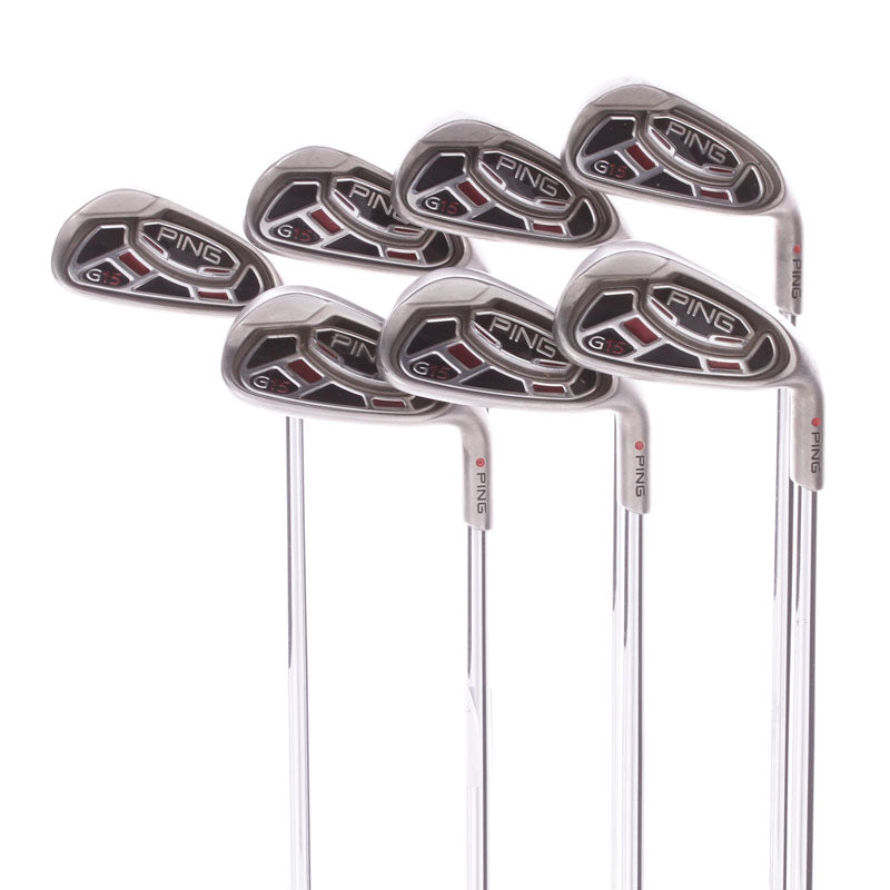 Ping G15 Steel Men's Right Hand Irons 4-PW Red Dot Regular - Ping AWT