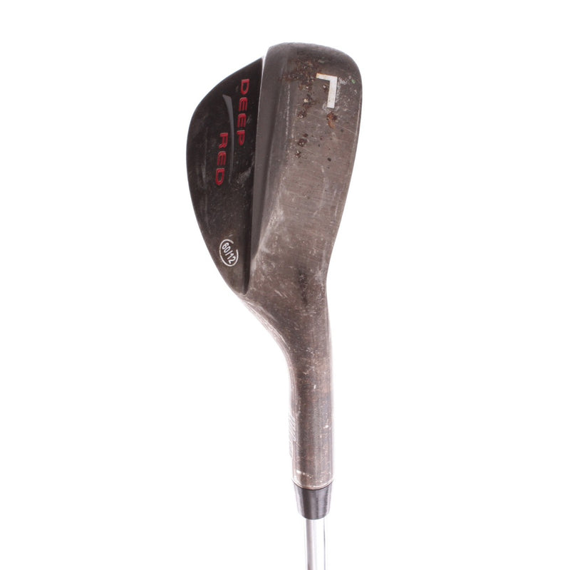 Wilson Deep Red Steel Men's Right Hand Lob Wedge 60 Degree 12 Bounce Wedge - Wilson Deep Red