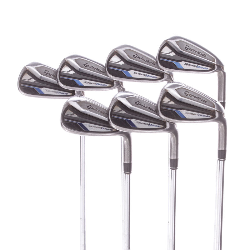 TaylorMade Speedblade Steel Men's Right Hand Irons 4-PW Stiff - KBS Tour