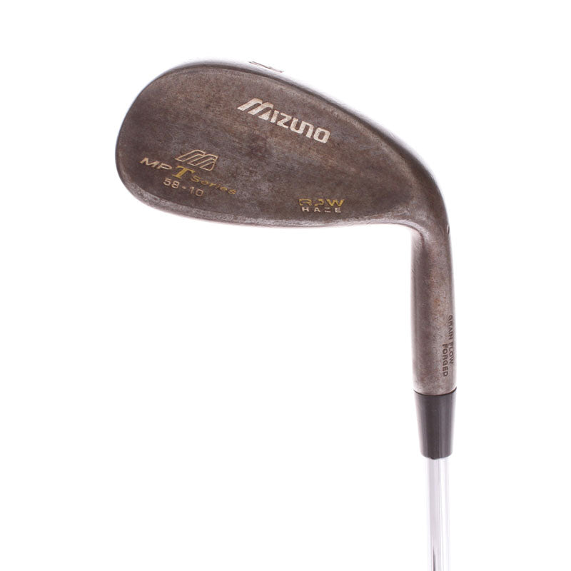 Mizuno MP T Series Raw Haze Steel Men's Right Hand Lob Wedge 58 Degree 10 Bounce Wedge - True Temper