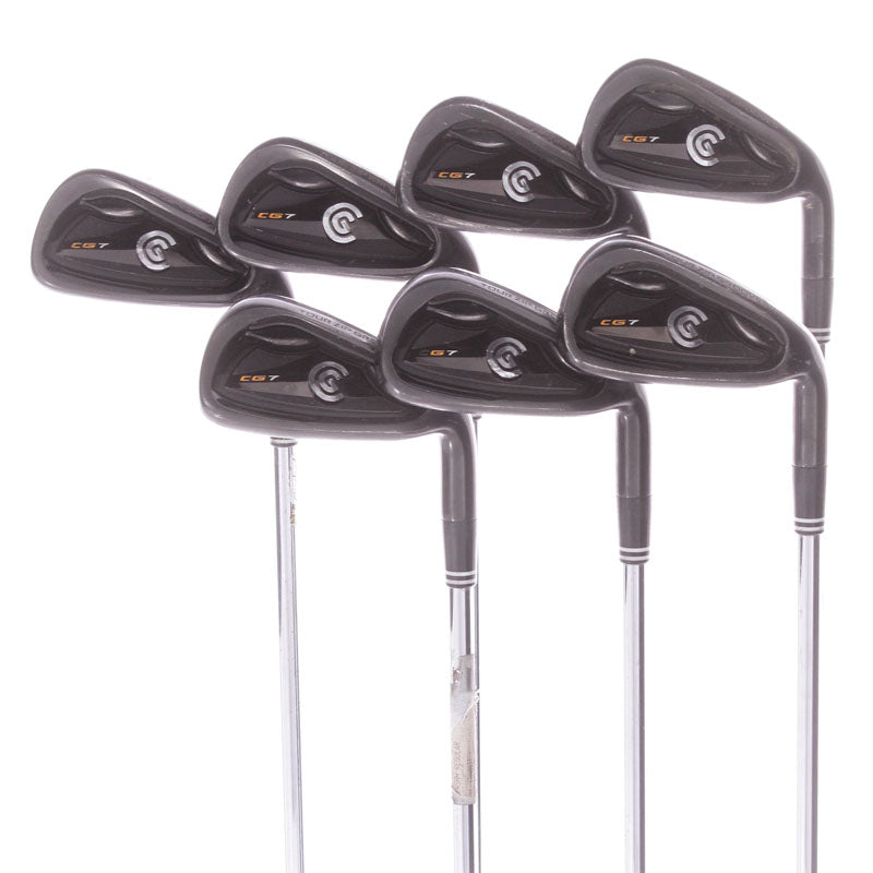 Cleveland CG7 Black Pearl Steel Men's Right Hand Irons 4-PW Regular