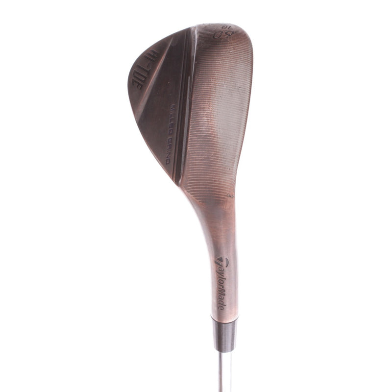 TaylorMade Milled Grind Hi-Toe Raw 3 Copper Steel Men's Right Hand Lob Wedge 60 Degree 10 Bounce Wedge - KBS Hi-Rev 2.0 115