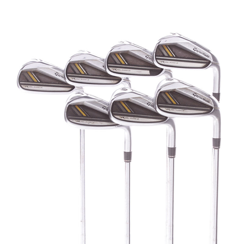 TaylorMade RocketBladez Steel Men's Right Hand Irons 4-PW Stiff - KBS Tour