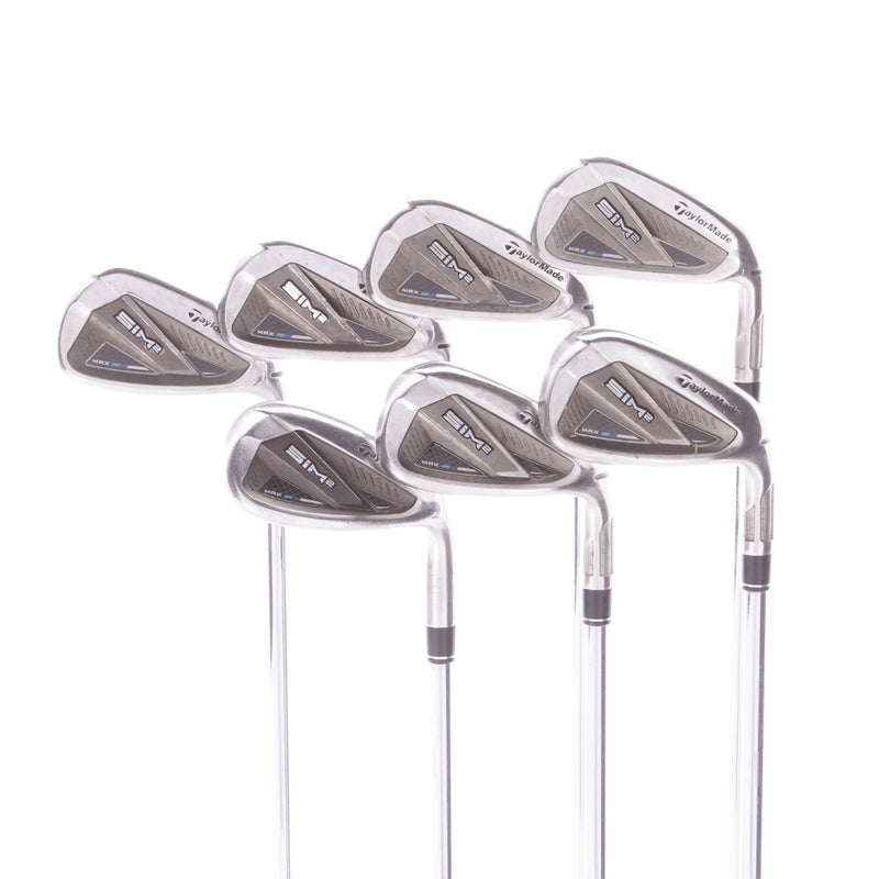 TaylorMade Sim 2 Max Steel Men's Right Hand Irons 5-SW Stiff - KBS Max 85