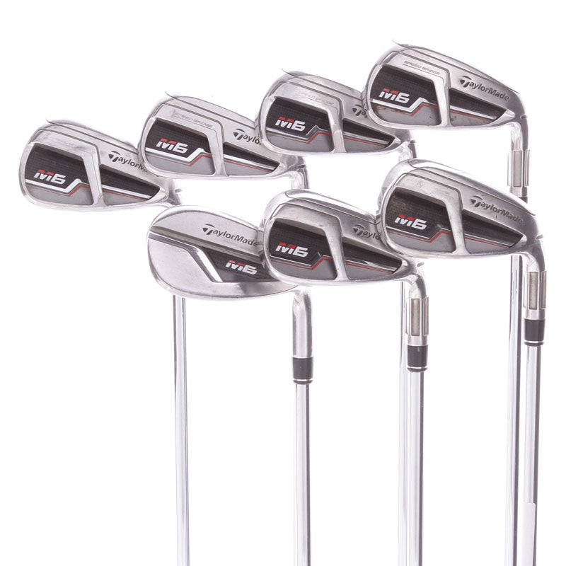 TaylorMade M6 Steel Men's Right Hand Irons 5-SW Stiff - True Temper XP 100