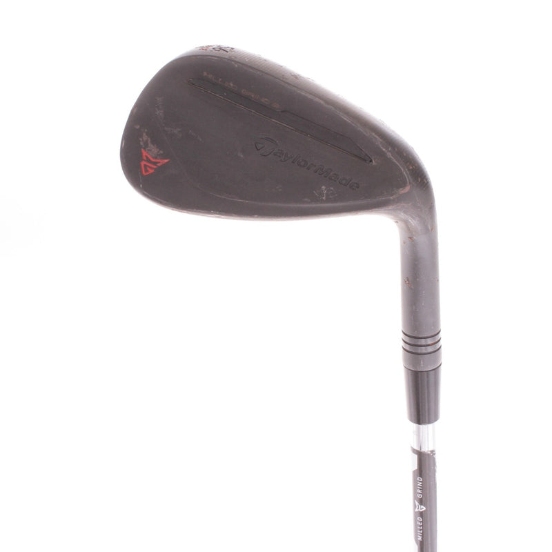 TaylorMade Milled Grind 2 SB Black Steel Men's Right Hand Lob Wedge 56 Degree 12 Bounce Stiff - Dynamic Gold s200