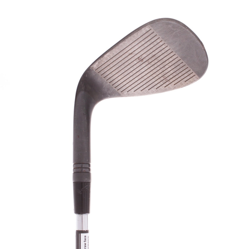 TaylorMade Milled Grind 2 SB Black Steel Men's Right Hand Lob Wedge 56 Degree 12 Bounce Stiff - Dynamic Gold s200