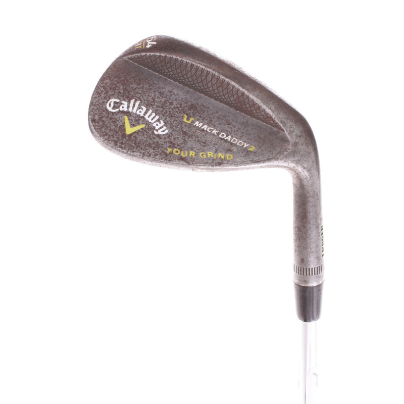 Callaway Mack Daddy 2 Slate Tour Grind Steel Men's Right Hand Lob Wedge 54 Degree 11 Bounce Wedge - Dynamic Gold