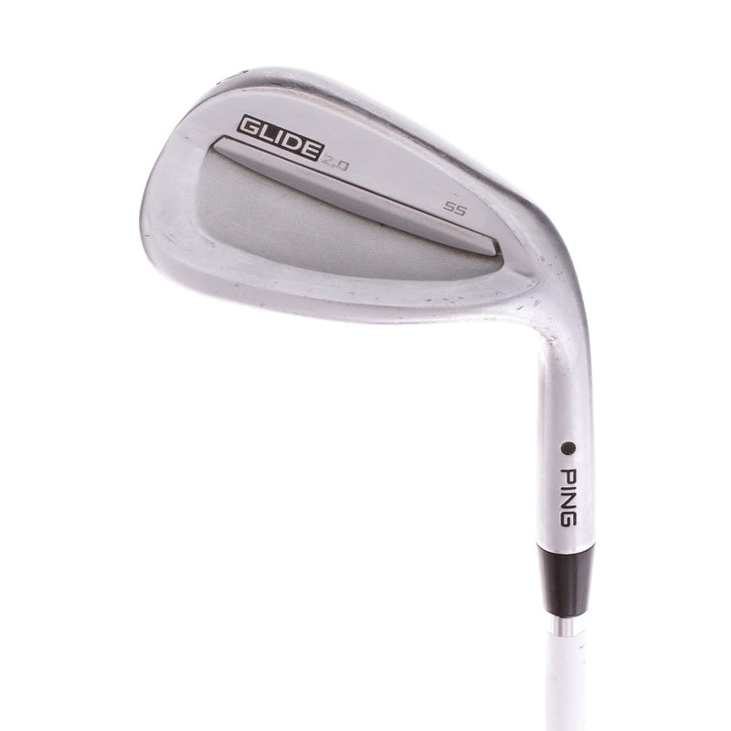 Ping Glide 2.0 SS Steel Men's Right Hand Gap Wedge Black Dot 52 Degree 12 Bounce Wedge - Ping AWT 2.0