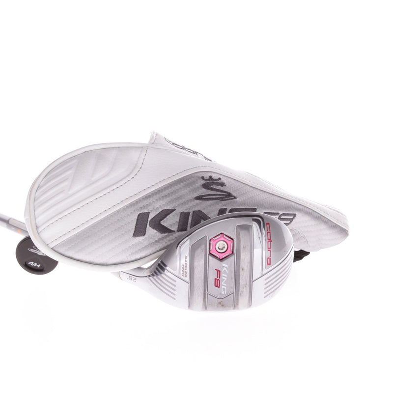 Cobra King F8 Graphite Ladies Right Hand 6 Hybrid 28 Degree Ladies - Aldila Rogue 60