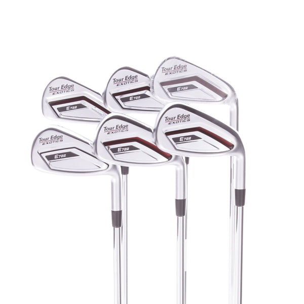 Tour Edge Exotics E722 Vibrcor Steel Men's Right Hand Irons 5-PW Stiff True Temper XP95 S300