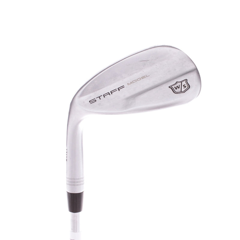 Wilson Staff Model Steel Men's Left Hand Sand Wedge 56 Degree 14 Bounce Stiff - Dynamic Gold