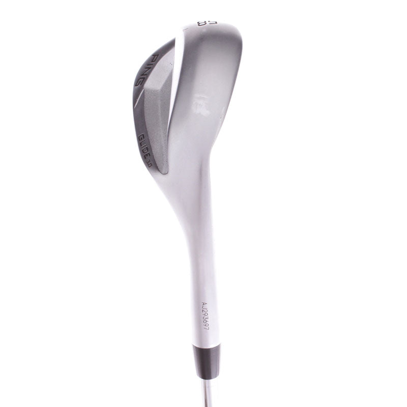 Ping Glide 3.0 TS Chrome Steel Men's Right Hand Lob Wedge Black Dot 58 Degree 6 Bounce Wedge - Ping Nippon Shaft