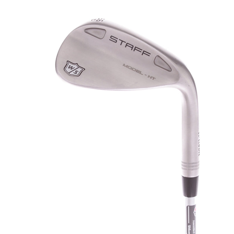 Wilson Model HT Brushed Steel Steel Men's Right Hand Sand Wedge 56 Degree 10 Bounce Stiff - Dynamic Gold 120 S300