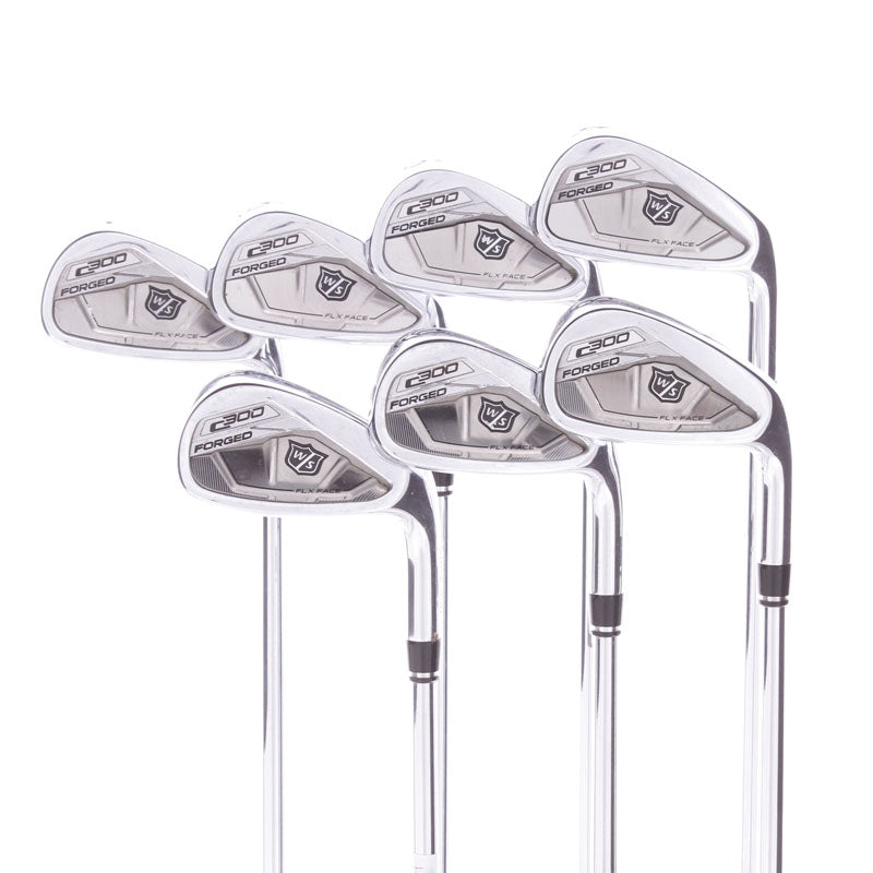 Wilson Staff C300 Forged Steel Men's Right Hand Irons 4-PW Stiff - KBS Tour 105