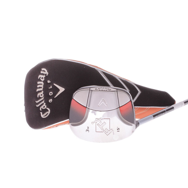 Callaway FTI Graphite Men's Left Hand Fairway 3 Wood 15 Degree Regular - Fujikura Fit On