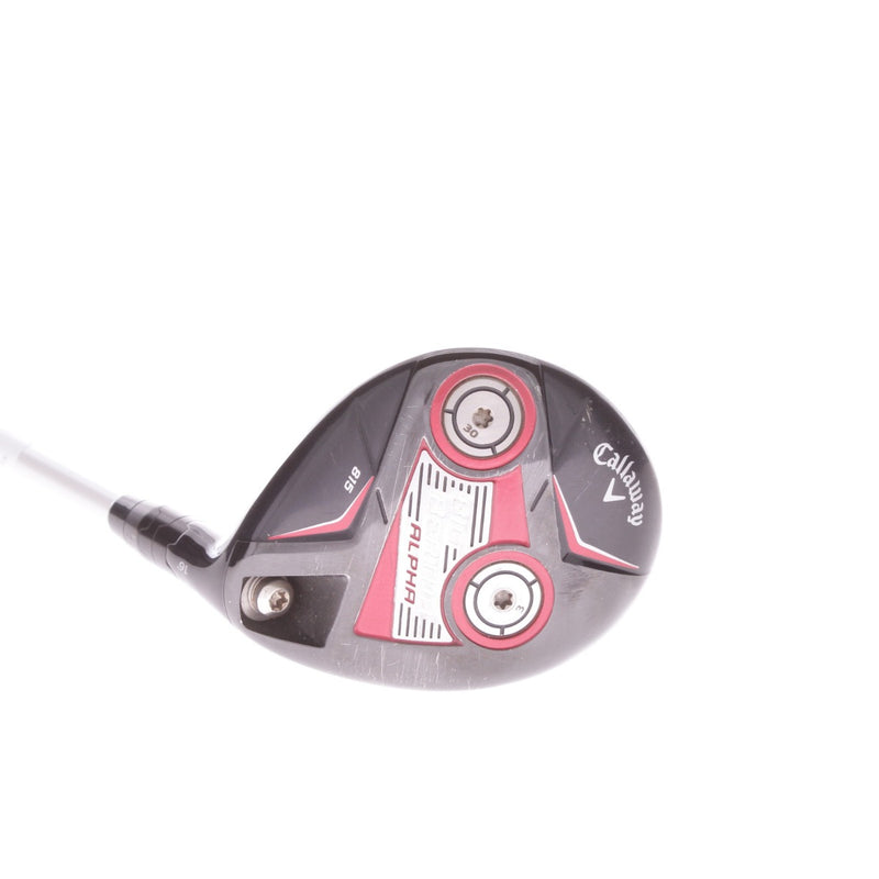 Callaway Big Bertha Alpha 815 Graphite Men's Right Hand Fairway 3 Wood 16 Degree Regular - Fujikura Seder 665