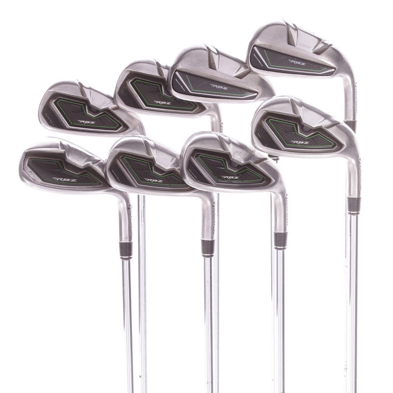 TaylorMade RBZ Steel Men's Right Hand Irons 4-SW Stiff - Reax 90