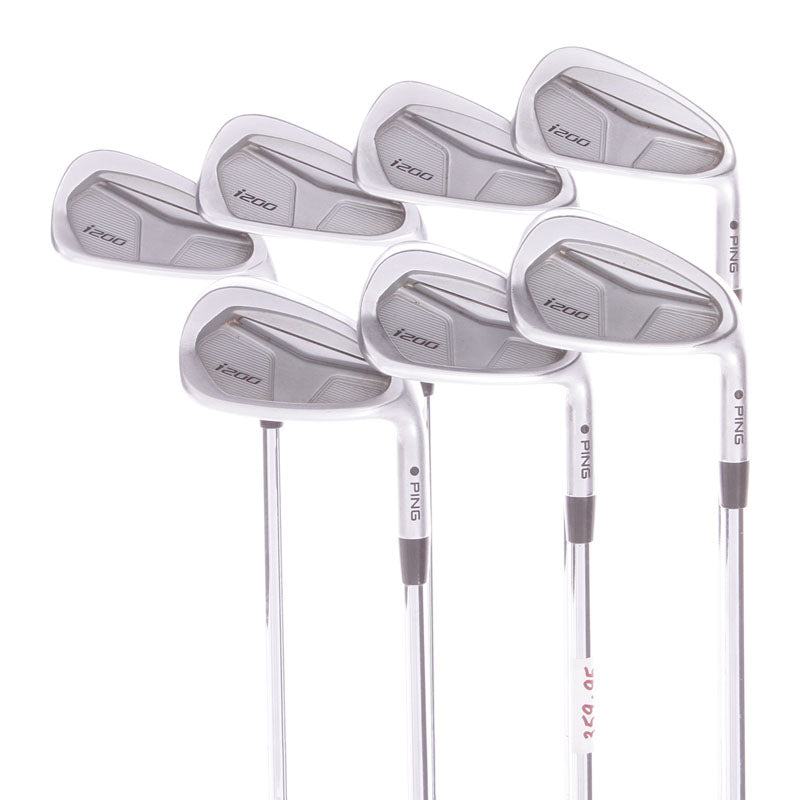 Ping i200 Steel Men's Right Hand Irons 4-PW Black Dot Regular - KBS Tour 110