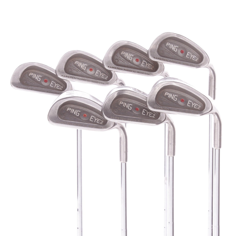 Ping Eye2+ Steel Men's Right Hand Irons 4-PW Red Dot Regular - Ping