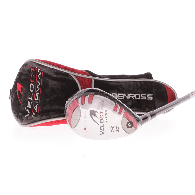 Benross Veloct Graphite Men's Left Hand 3 Hybrid 20 Degree Regular - Prolaunch Platinum