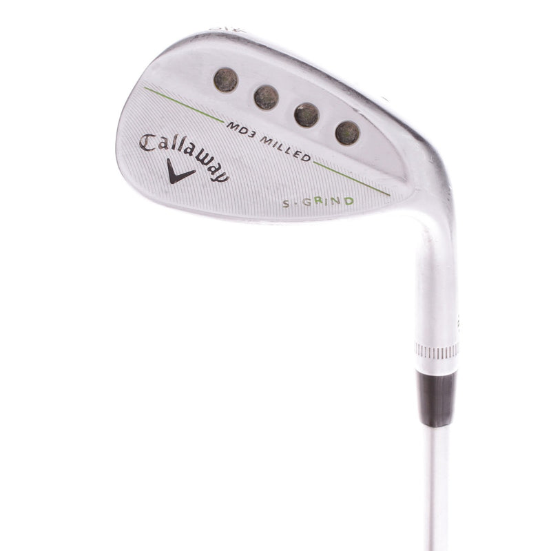 Callaway MD3 Milled Chrome S Grind Steel Men's Right Hand Gap Wedge 54 Degree 10 Bounce Stiff - KBS Tour C Taper 120