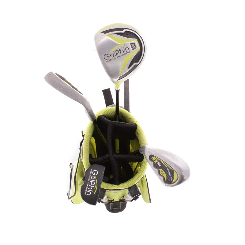 Golphin GFK 526 Five Piece Set Graphite Junior Left Hand Driver,7 Iron,Wedge,Putter & Bag Junior - Golphin