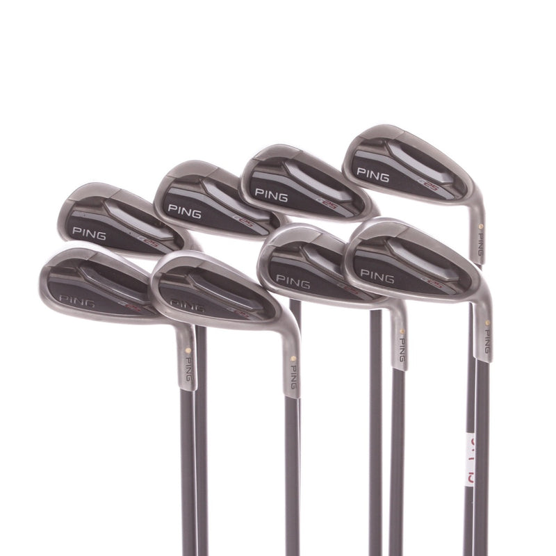 Ping G25 Graphite Men's Right Hand Irons 5-SW+LW Yellow Dot Regular - Ping TFC 189