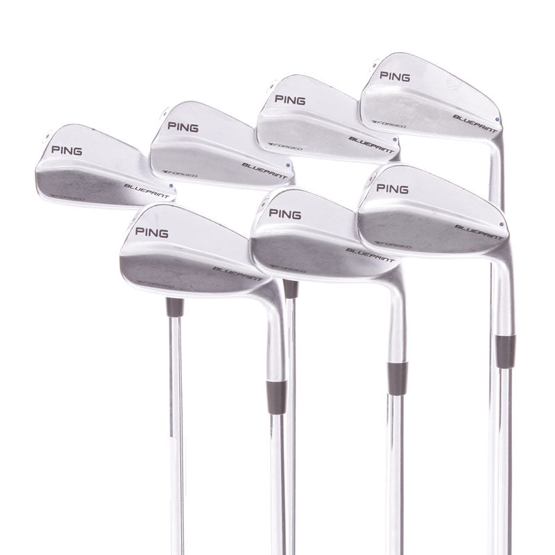 Ping Blueprint Steel Men's Right Hand Irons 4-PW Blue Dot Stiff - Dynamic Gold 120