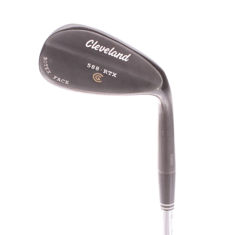 Cleveland 588 RTX Black Pearl Steel Men's Right Hand Lob Wedge 58 Degree 12 Bounce Wedge - Dynamic Gold