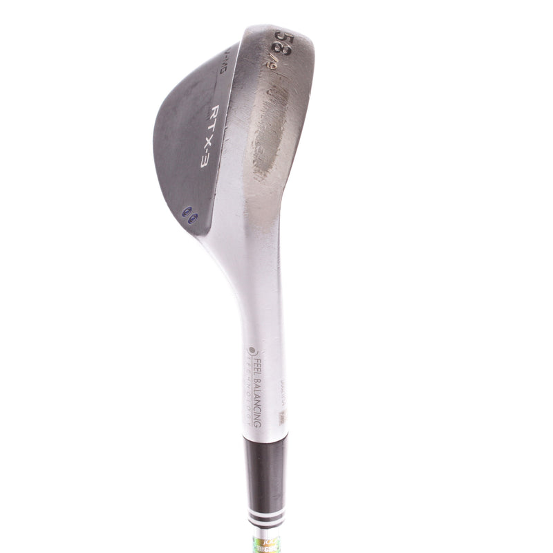 Cleveland RTX 3 Chrome Steel Men's Right Hand Lob Wedge 58 Degree 9 Bounce Wedge - Dynamic Gold