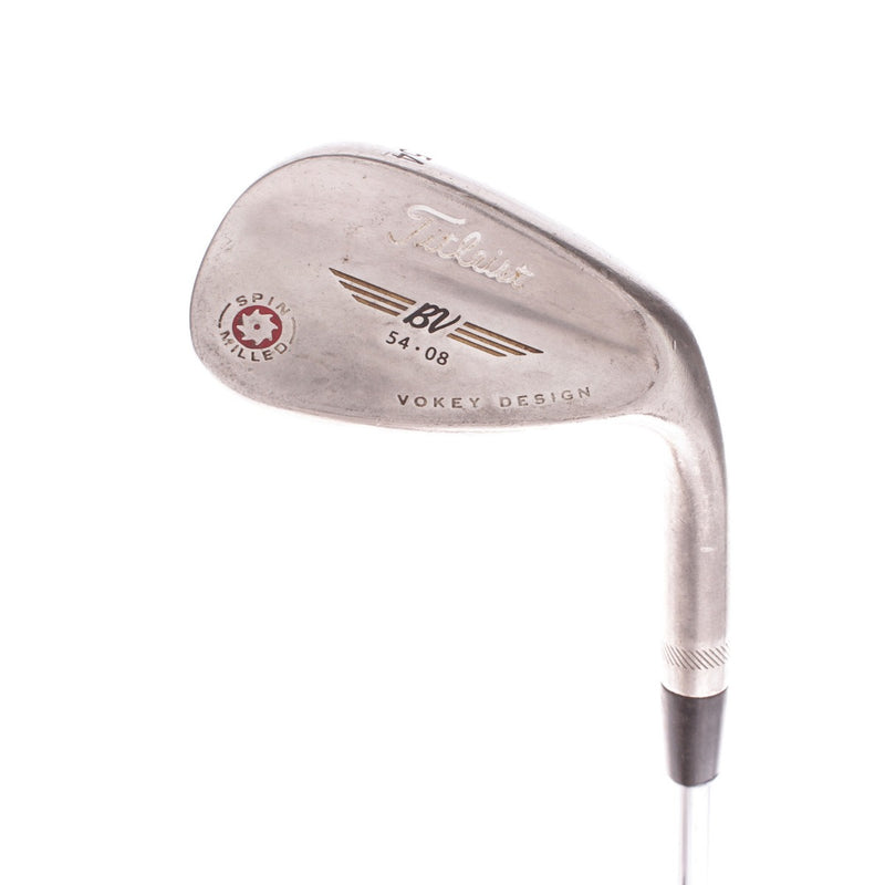 Titleist Vokey 54-08 Brushed Steel Steel Men's Right Hand Gap Wedge 54 Degree 8 Bounce Wedge - BV Vokey