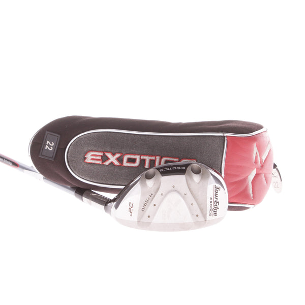 Tour Edge Exotics Graphite Men's Right Hand 4 Hybrid 22 Degree Regular - Exotics Quad