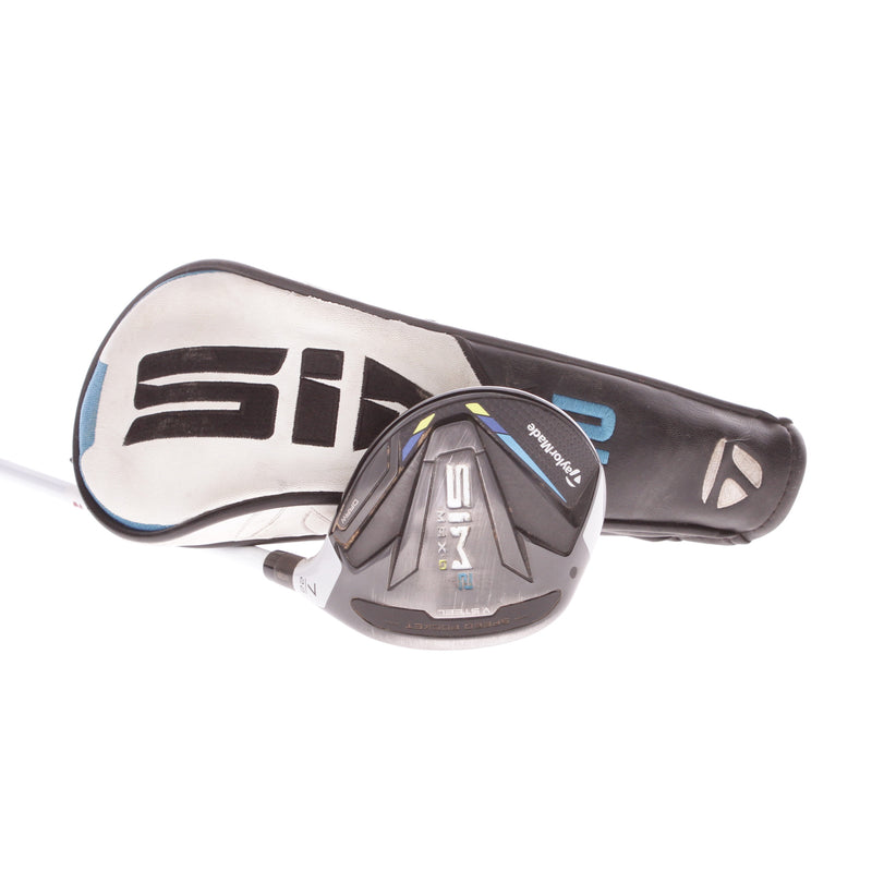 TaylorMade Sim 2 Max D Graphite Men's Right Hand Fairway 7 Wood 22 Degree Regular - Air Speeder 45