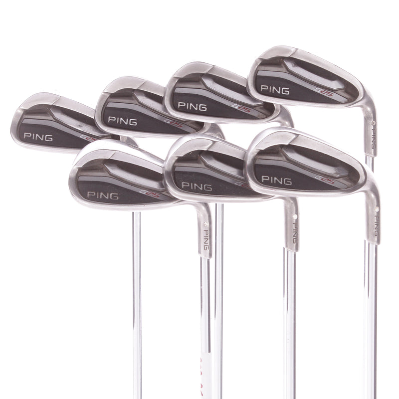 Ping G25 Steel Men's Right Hand Irons 5-SW White Dot Regular - Ping CFS