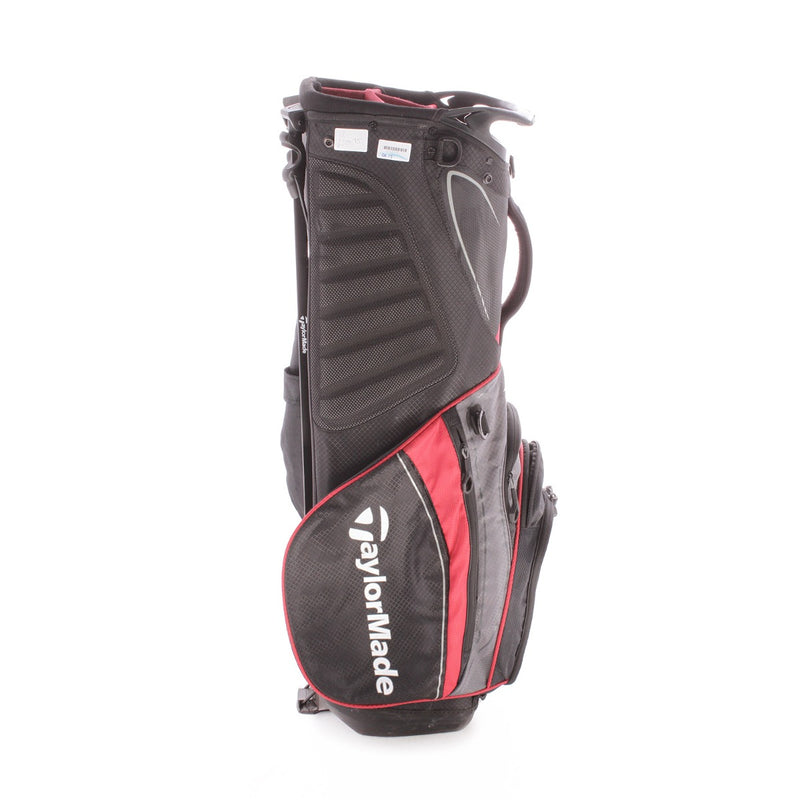 TaylorMade Purelite Second Hand Stand Bag - Black/Silver/Red