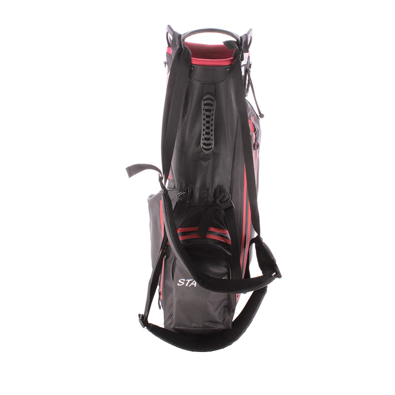 Titleist Second Hand Sta Dry Stand Bag - Black/Red