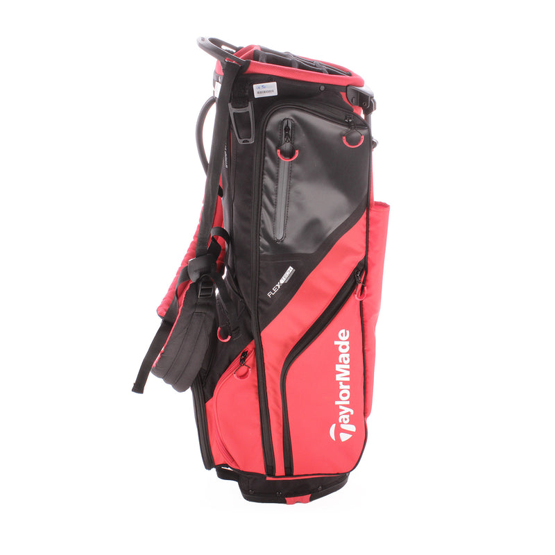 Taylor Made Second Hand FlexTech 14 Way Stand Bag - Black/Red