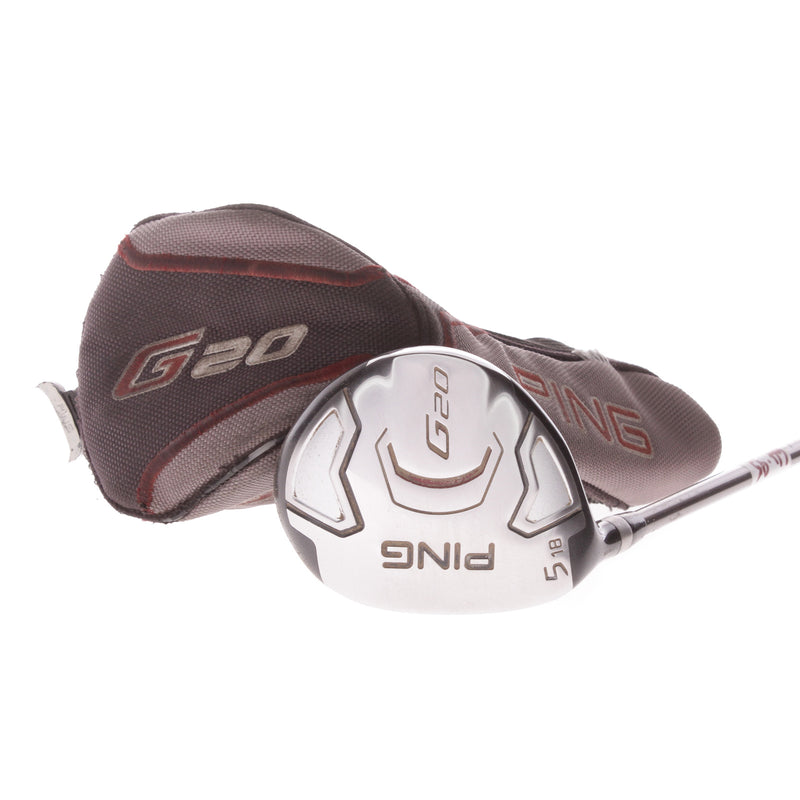 Ping G20 Graphite Men's Left Hand Fairway 5 Wood 18 Degree Regular - Ping TFC 169